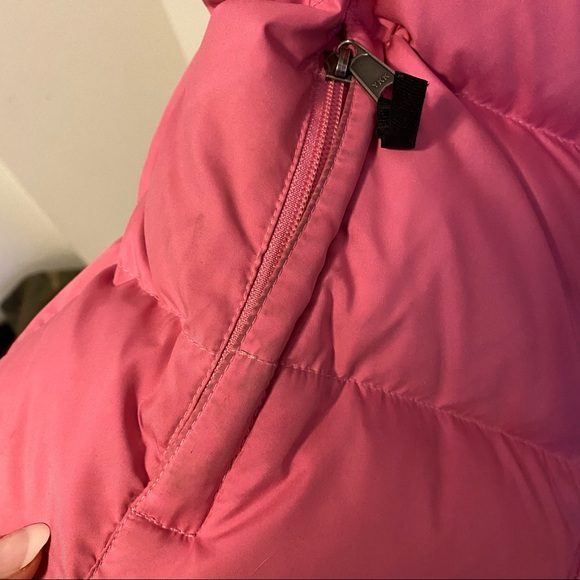 The North Face Womens Nuptse Pink and Black 700 Puffer - Picture 10 of 16